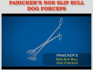 PANICKERS NON SLIP BULL DOG FORCEPS for gynecologist