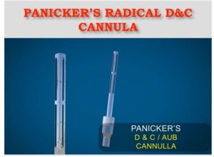 PANICKERS RADICAL D&C CANNULA for gynecologist for uterine evacuation and curettage