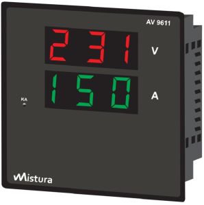 DC DIGITAL VOLT+AMPERE COMBINE METER