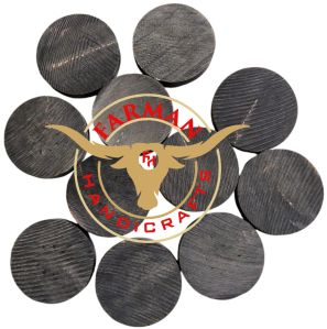 Buffalo Horn & Bone Blank Square