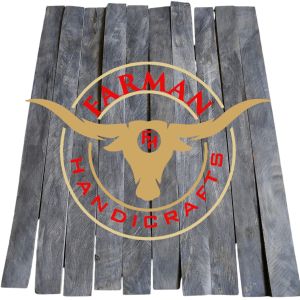 Long Natural and flat Buffalo Horn Strip