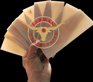 Buffalo Horn Plate Milk White