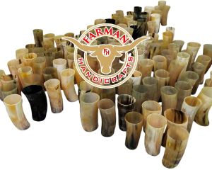 6 Inches Viking Drinking Ox Horn Cup