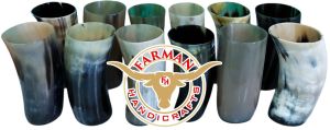 6 Inches Viking Drinking Ox Horn Cup