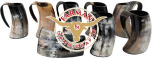 6 Inch Viking Drinking Ox Horn Mug