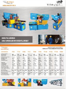 Liner motion Guide way Horizontal Metal Cutting Bandsaw Machine