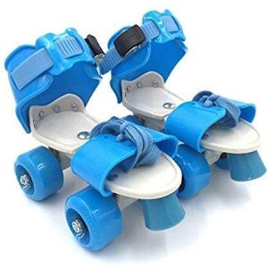 Blue Roller Skates Kids, Adjustable Roller Shoes