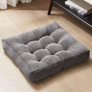 Meditation Floor Pillow, Square Large Pillows Seating for Adults