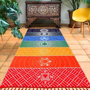 Mexican Yoga Mat Beach Picnic Blanket Chakra Meditation Mat