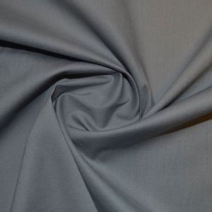 Grey Cotton Poplin Fabric