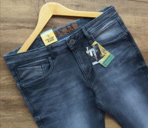 Mens Dobby Knitted Denim Jeans