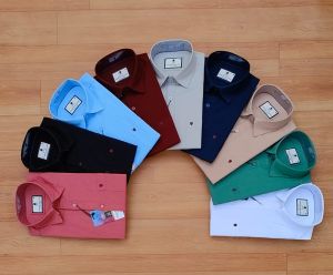 Mens Cotton Oxford Plain Shirt