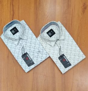 Mens Linen Premium Printed Shirt
