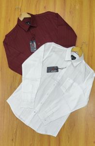 Mens Premium Cotton Plain Shirt