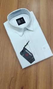 Mens Cotton Oxford Chambray Plain Shirt