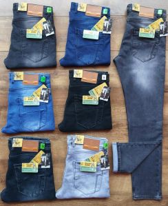 Mens Dobby Knitted Denim Jeans
