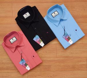 Mens Cotton Oxford Plain Shirt