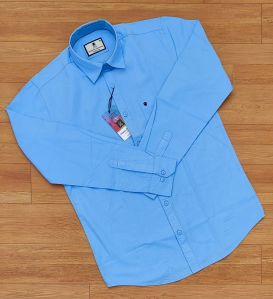 Mens Cotton Oxford Plain Shirt