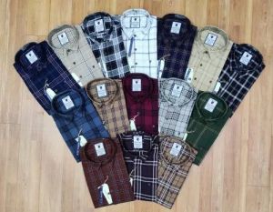 Mens Slim Fit Check Shirt