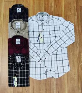 Mens Slim Fit Check Shirt