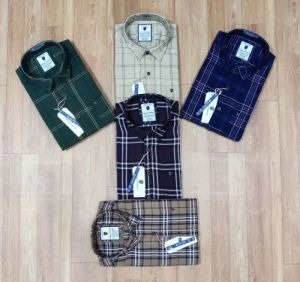 Mens Slim Fit Check Shirt