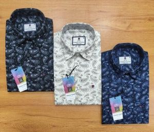 Mens Floral Printed Shirt