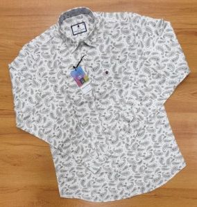 Mens Floral Printed Shirt