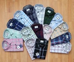 Mens Cotton Casual Wear Check Shirt