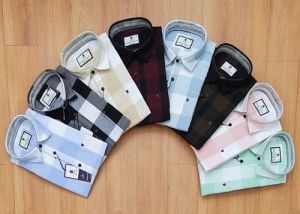 Mens Cotton Check Shirt