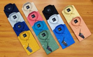 Mens Linen Half Sleeve Shirt