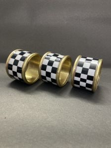 NAPKIN RING CHECKERED