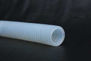 Platinum cured silicone braided hose pipe