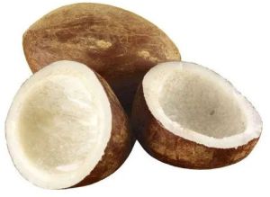 Brown Dried coconut