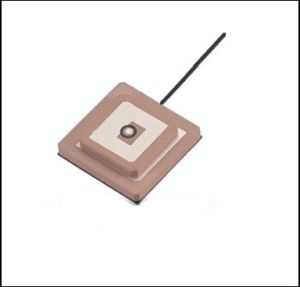 GPS/IRNSS Active Patch Antenna with RG174 (L-25CM) + SMA (M) R/A Connector 25*18*2