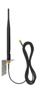 GSM 5dBi Rubber Duck Antenna with RG174 Cable (L - 3Mtr) + SMA (M) St. Connector (with L Bracket)