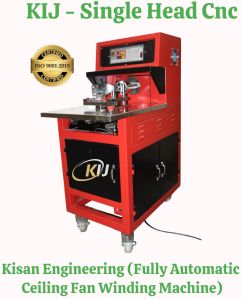 Fully Automatic CNC Ceiling Fan Winding Machine Single Head - KIJ 150