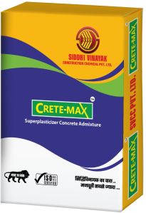 Crete Max 25 Kg Bag Superplasticizer Concrete