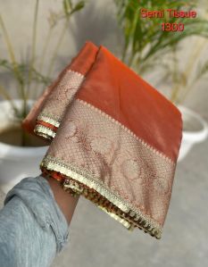 tissue sarees