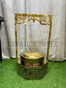 Decorative Brass Chafing Dish