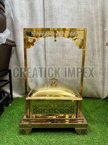Decorative Brass Chafing Dish