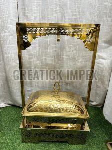 Decorative Brass Chafing Dish