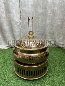 Brass Round Chafing Dish