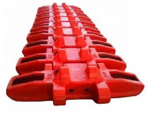 high chrome casting crane part crawler excavator track shoe