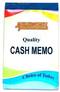 Cash Memo Notebook