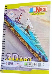 Negi A4 Spiral Notebook 300 Page