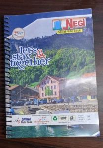 Negi Spiral Notebook 120 Page