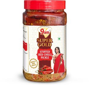 Stuffed Red Chilli Pickle