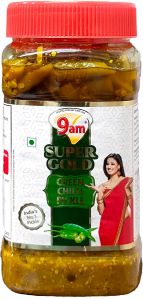 9am Super Gold Green Chilli Pickle