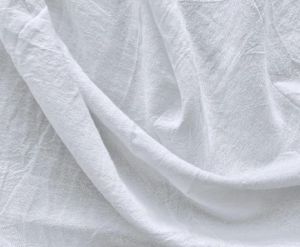 Bleached White Mulmul Cotton Fabric