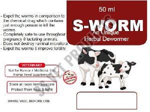 S-worm Animal Feed Supplement